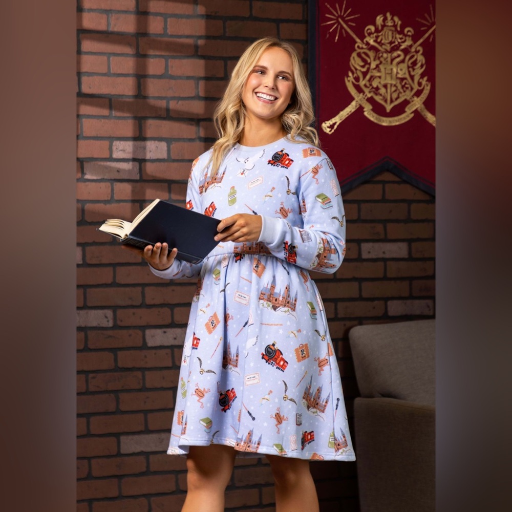NWT Cakeworthy Harry Potter Sweater Dress Ft Hedwig!